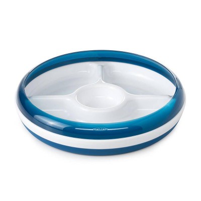 Oxo Tot Divided Plate Navy