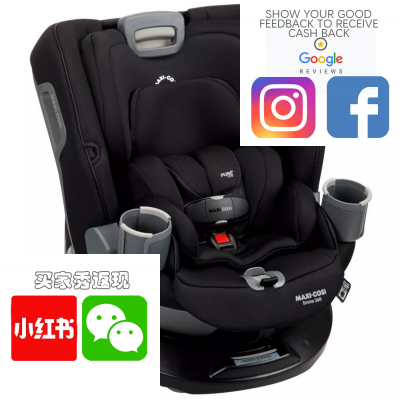 Maxi Cosi Emme 360 Rotating All in One Convertible Car Seat Black