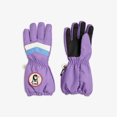 Mini Rodini Ski Glove Purple Size 5Y - 11Y