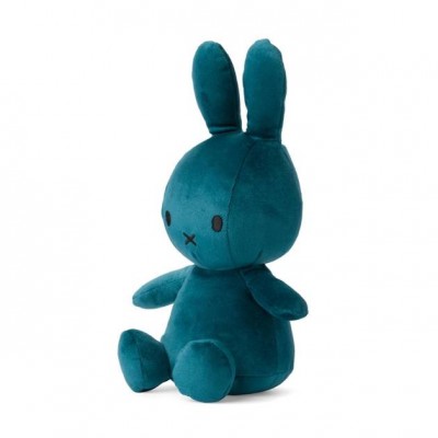 Mr Maria Nijntje Miffy Sitting Veletine Opal Blue 23cm Bunny Soft Toy