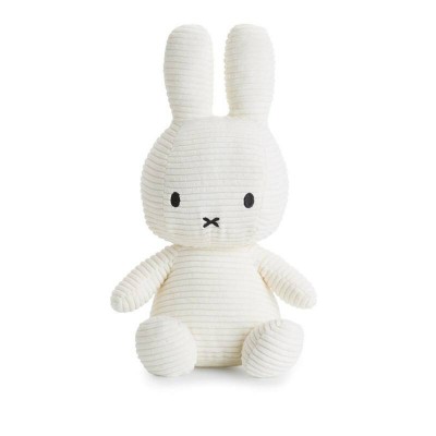 Mr Maria Nijntje Miffy Sitting Corduroy Offwhite Cream 33cm Bunny Soft Toy