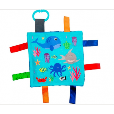 Baby Jack Ocean Sea Crinkle Sensory Tag Toy