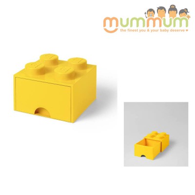 LEGO storage Brick 4 Drawer Yellow