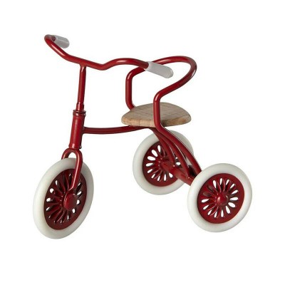 Maileg abri a tricycle for mouse red