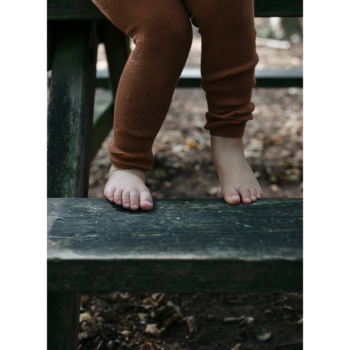 Silly Silas Footless Tights Cinnamon