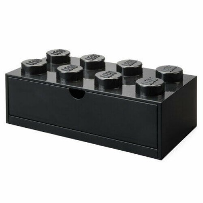 LEGO Storage Brick 8 Drawer Black