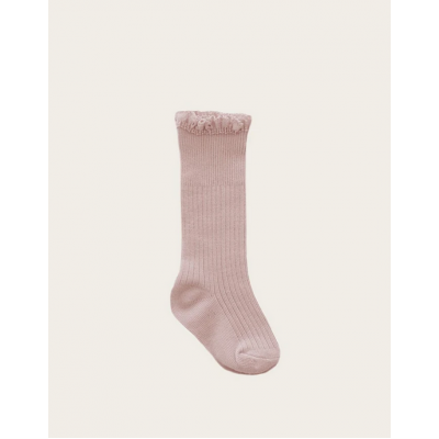 Jamie kay Frill Sock Rose Dust -One Day In Budapest Collection