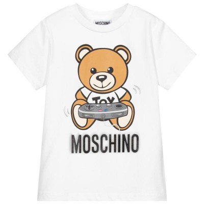 Moschino T-shirt White Size 4A - 6A