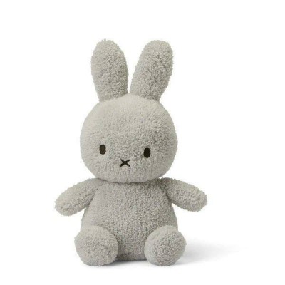 Mr Maria Miffy Sitting Teddy Light Grey 33cm Bunny Soft Toy