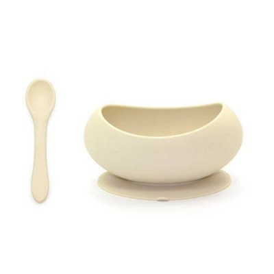 OB Designs Stage One Bowl & Spoon Set Coconut