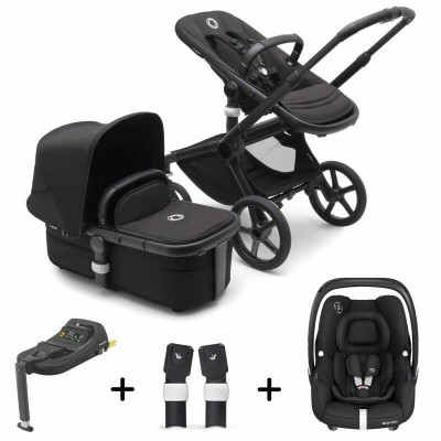 Bugaboo Fox 5 Complete Stroller  w Maxi cosi Light weight Capsule and Isofix Base Bundle