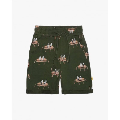 Band of Boys Shorts Burgers On The Run Army Green Size 3Y - 12Y