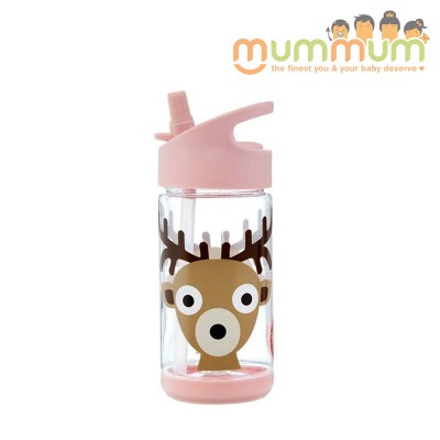 3 Sprouts Water Bottle Deer Pink