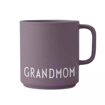 Design Letters Cup - Favourite - Grandmom - Dusty Purple