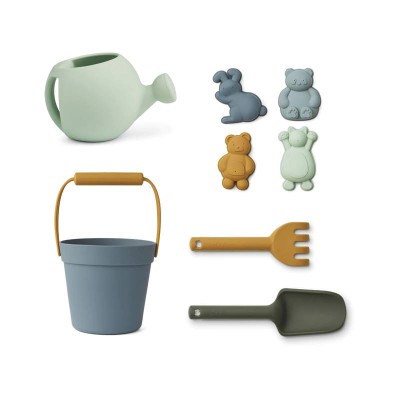 Liewood Silicone Beach and Garden Classic Blue Multi Mix