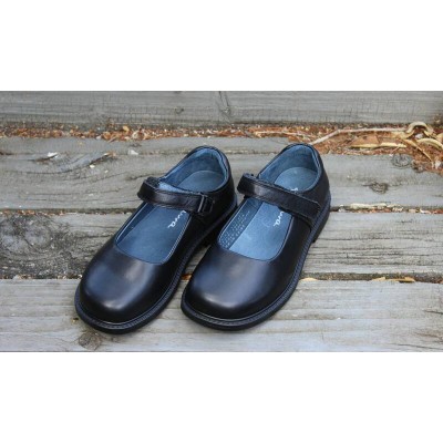 KAWA MARY JANE-Girls Leather School Shoes