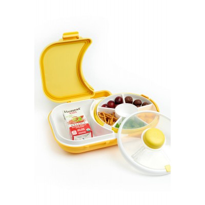 GoBe Lunchbox Yellow Honey Spinner Snack
