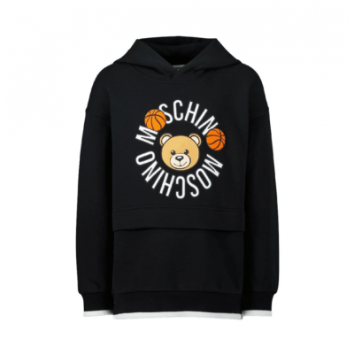 Moschino Hooded Sweatshirt Black Size 4A - 8A
