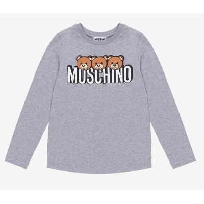 Moschino Teddy Bear Sweatshirt - Melange Grey Size 10A, 12A, 14A