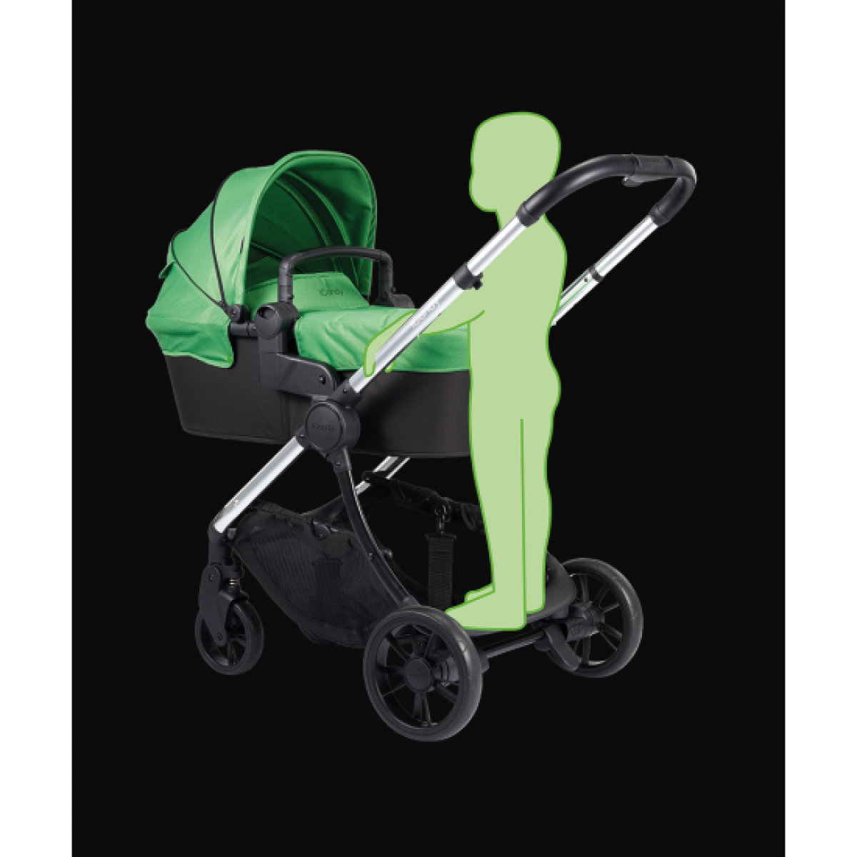 icandy lime pushchair and carrycot