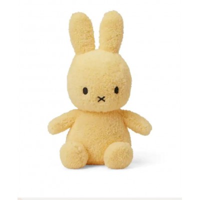 Mr Maria Miffy Sitting Terry Light Yellow 23cm Bunny Soft Toy