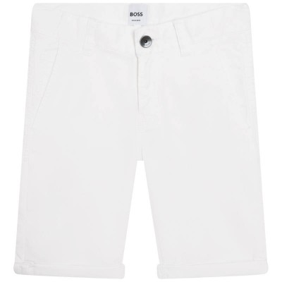 Hugo Boss Bermuda Shorts White Size 6A - 12A