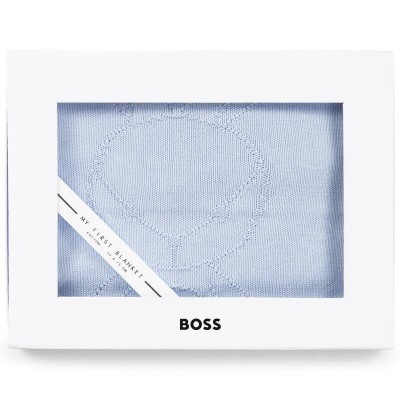Hugo Boss Blanket Pale Blue