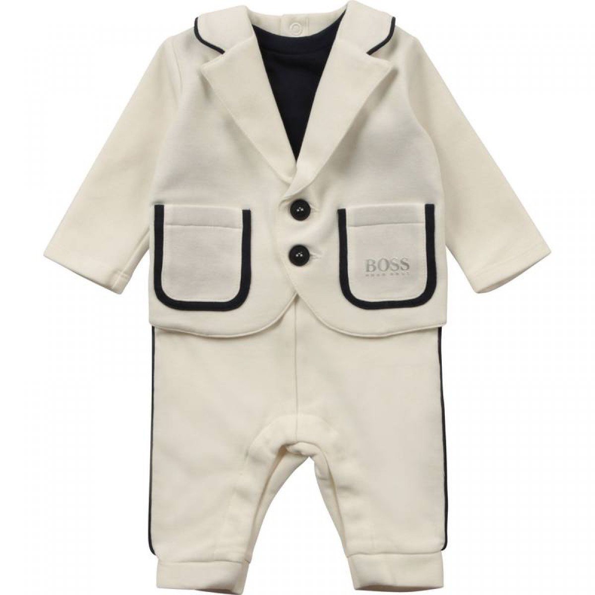 Hugo Boss All In One Off White Size 3M - 18M