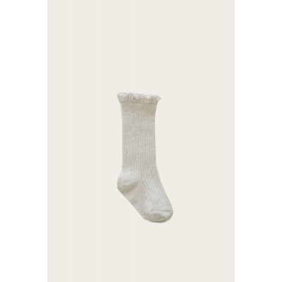Jamie kay Frill Sock Oatmeal 3-12, 1-6y -One Day In Budapest Collection