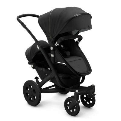 Joolz Geo2 Brilliant Black double/twin stroller with second seat