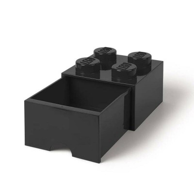 LEGO storage Brick 4 Drawer Black