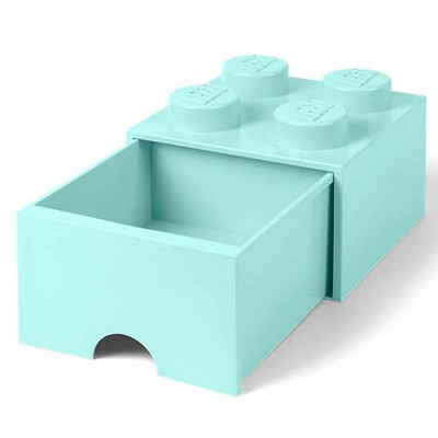 LEGO storage Brick 4 Drawer Aqua