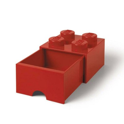 LEGO storage Brick 4 Drawer Red