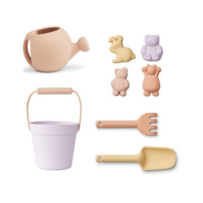 Liewood Silicone Beach and Garden Set Classic Lavender Multi Mix