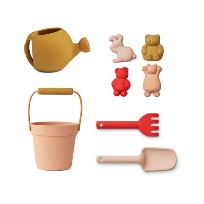 Liewood Silicone Beach and Garden Set Classic Rose Multi Mix