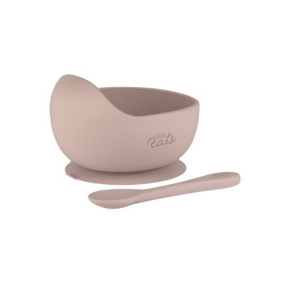 Petite Eats Silicone Bowl and Spoon - Assorted Colors