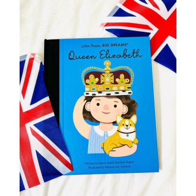 Little People Queen Elizabeth Hard Cover Book
