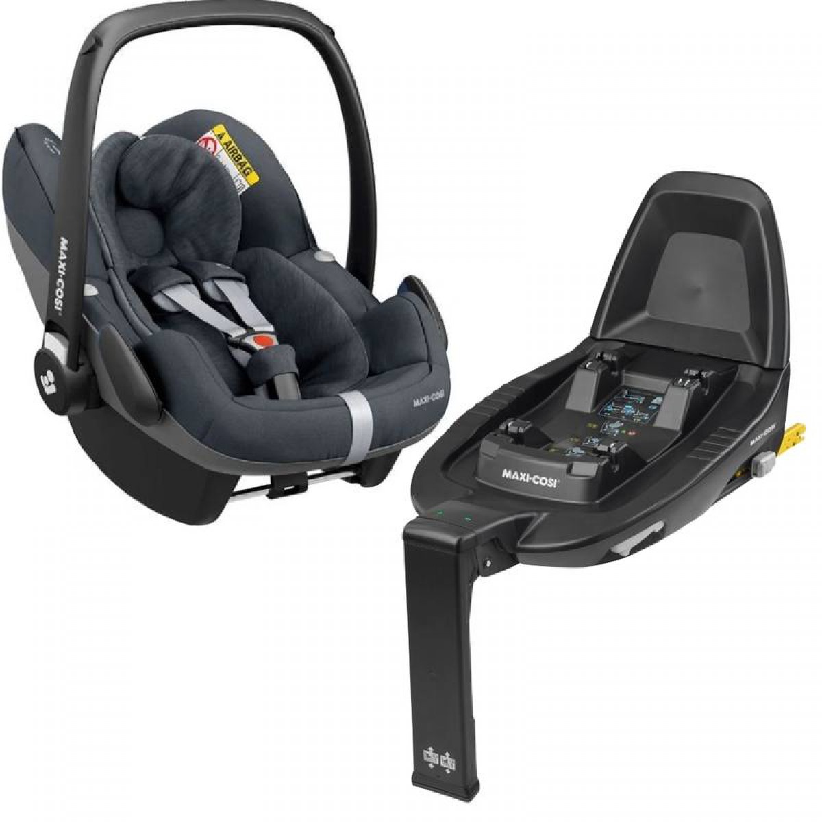 maxi cosi Pebble Pro Essential Graphite with FamilyFix2 Base ( IsoFix Only)