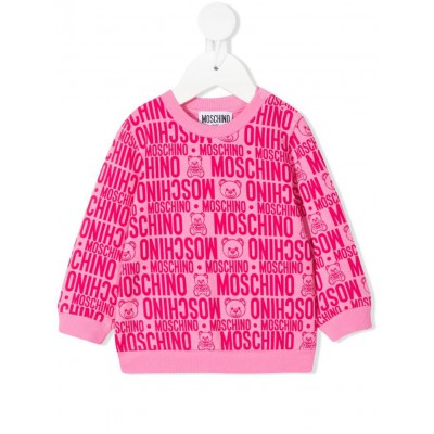 Moschino Sweatshirt Fuxia Toy Logo Size 4A, 5A, 6A, 8A, 10A