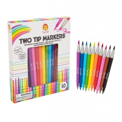 Tiger Tribe Two Tip Markers 10pcs