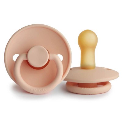 FRIGG Natural Classic Pacifier Single Pink Cream