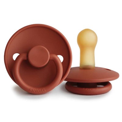 FRIGG Natural Classic Pacifier Single Rust