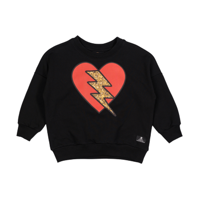 Rock Your Kid Electric Heart Sweatshirt Size 2Y - 8Y