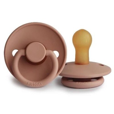 FRIGG Natural Classic Pacifier Single Rose Gold