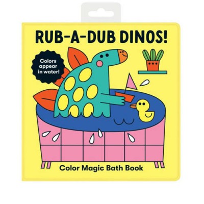 Mieredu Rub A Dub Dinos Color Magic Bath Book