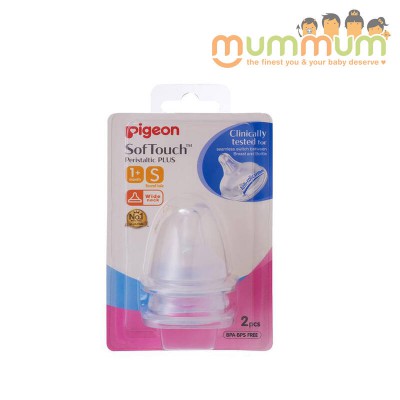 Pigeon Softouch Peristaltic plus wideneck teat S