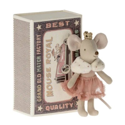 Maileg Princess Mouse In Matchbox