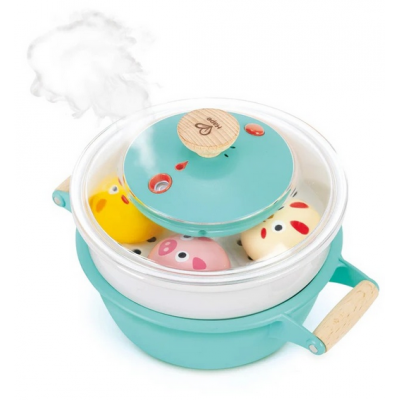 Hape Little Chef Cooking and Steam Playset Plus