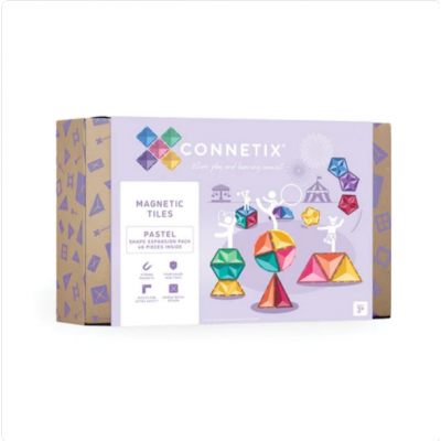 Connetix pastel shape expansion pack 48pc