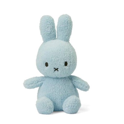 Mr Maria Miffy Sitting Terry Light Blue 23cm Bunny Soft Toy
